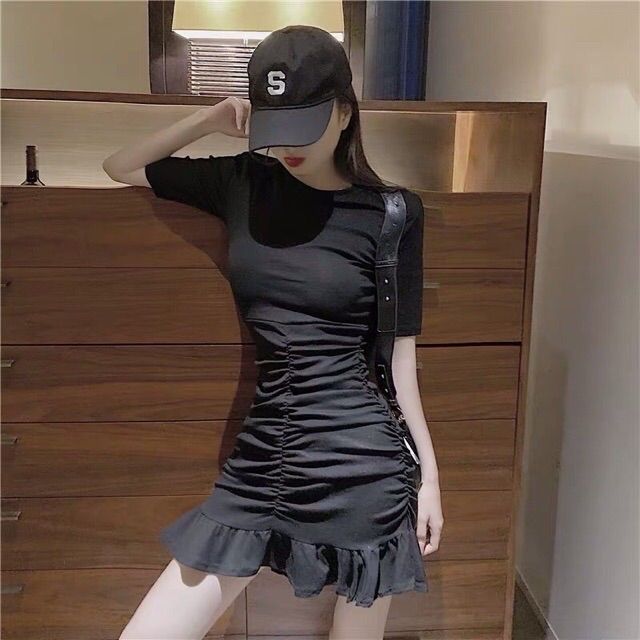 [HCM]Đầm body đuôi cá nhún bèo