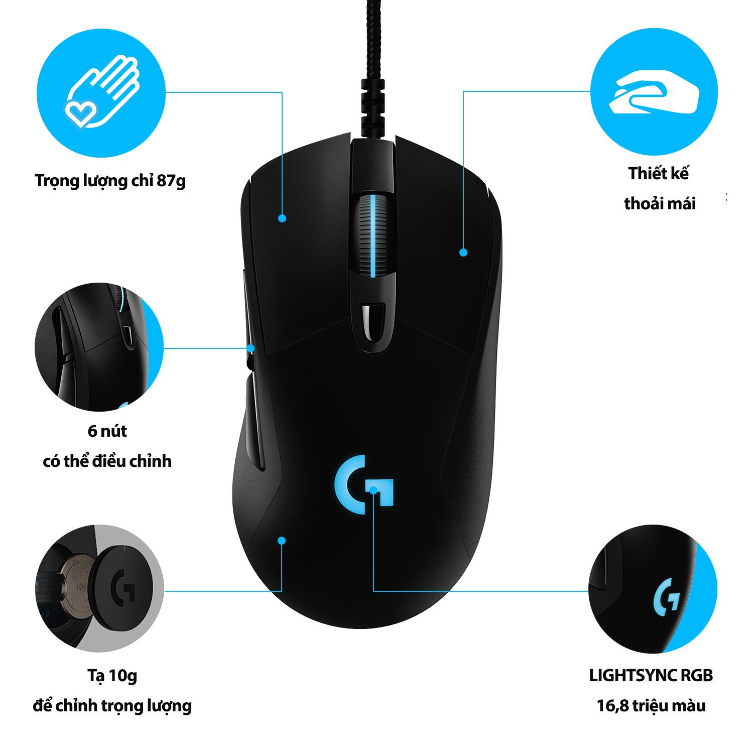 Logitech G403 Hero RGB wired gaming mouse - 25k sensor