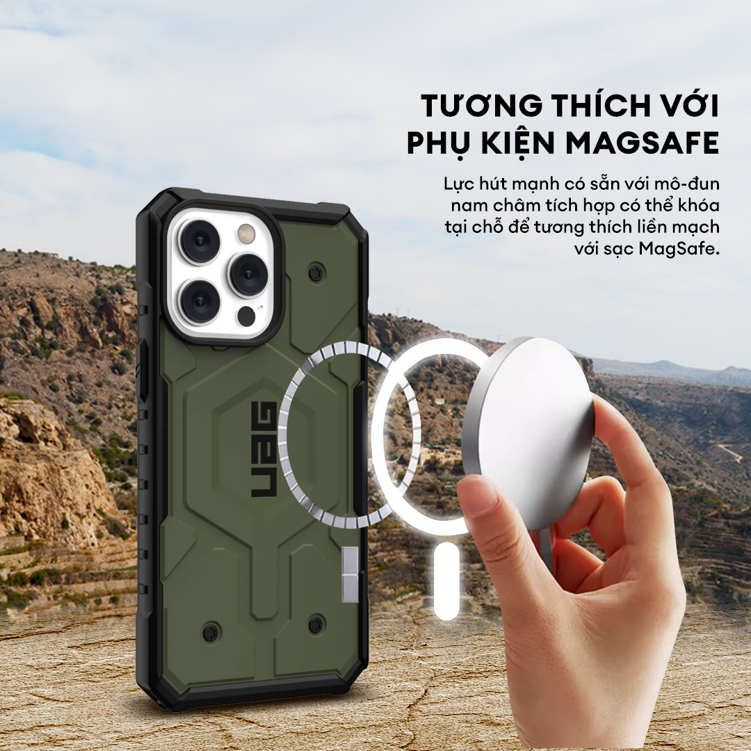 Ốp Lưng UAG PATHFINDER w MAGSAFE Cho iPhone 14 Pro Max [6.7 INCH]
