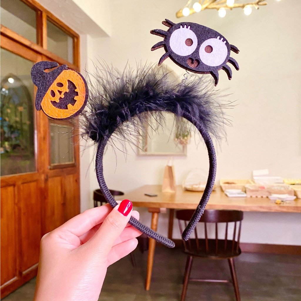 Cài tóc nữ băng đô bờm tóc HALLOWEEN