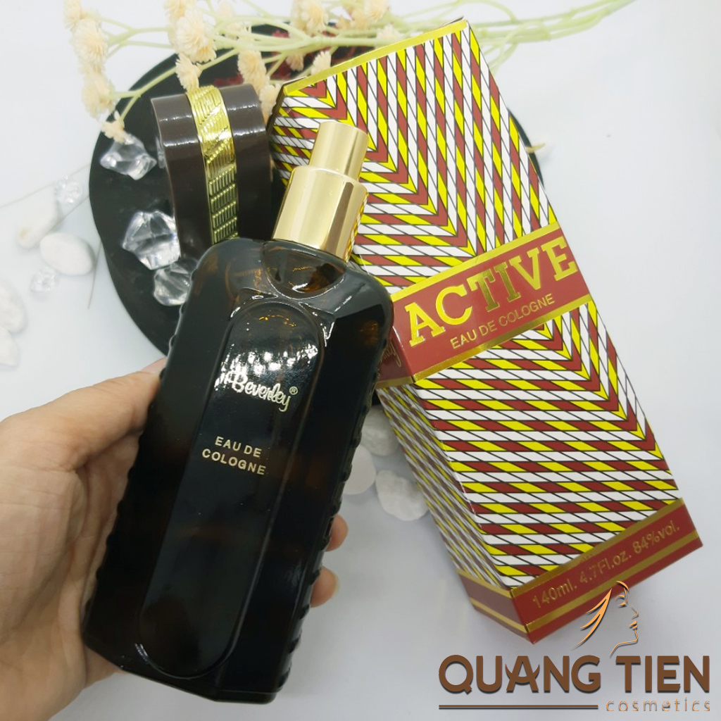 Nước Hoa Nam CO2 Active Beverley Eau De Cologne (hương phấn cổ điển, dành cho các quý ông thanh lịch, lưu hương 4 - 6 giờ)