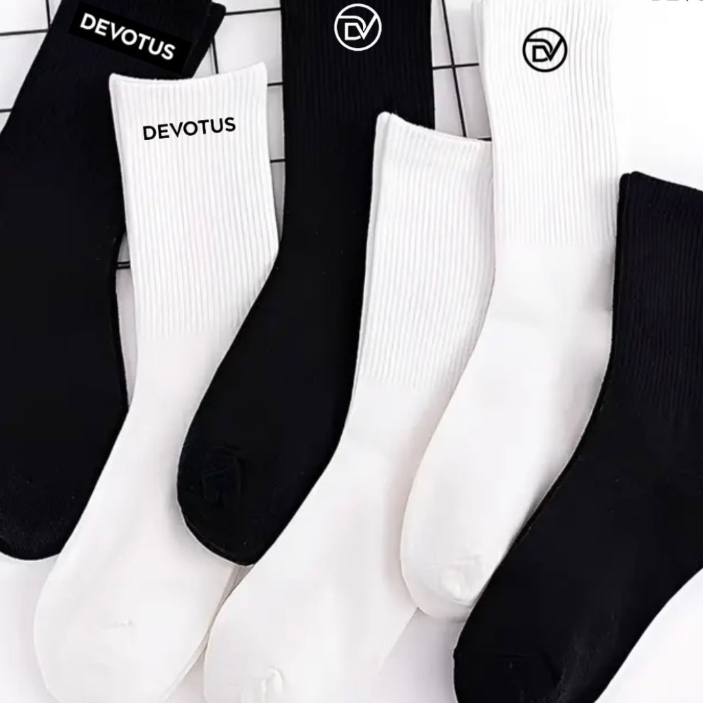Vớ Local Brand Unisex Devotus dệt Logo
