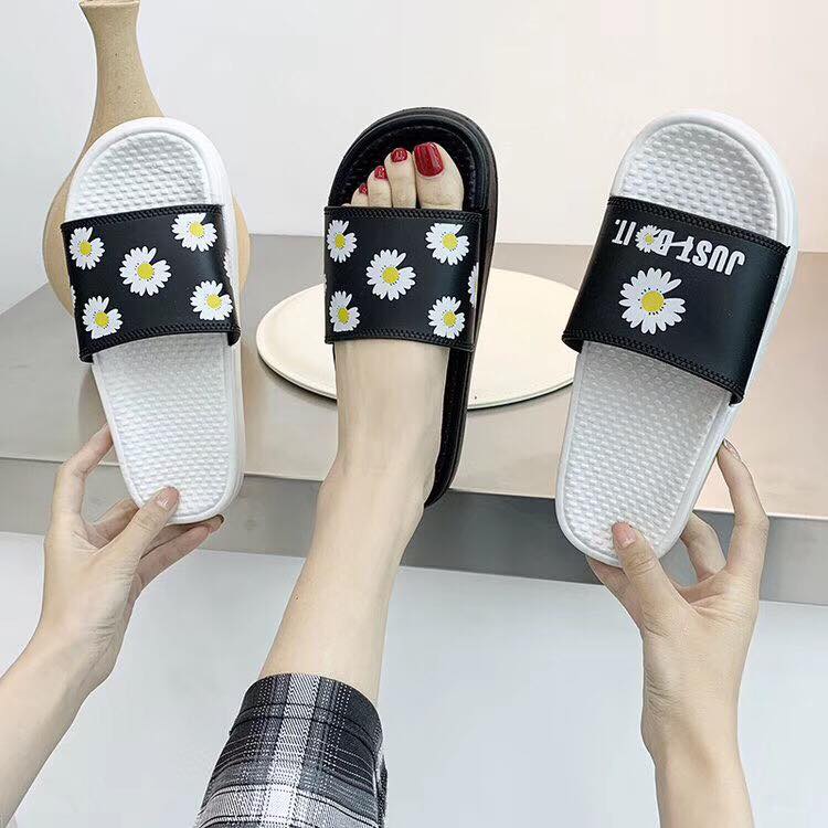 [HCM]DÉp Quai Ngang Nữ Hoa Cúc Màu Trắng