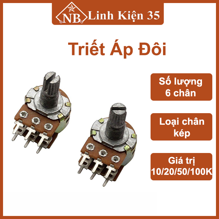 Triết áp đôi 6 chân