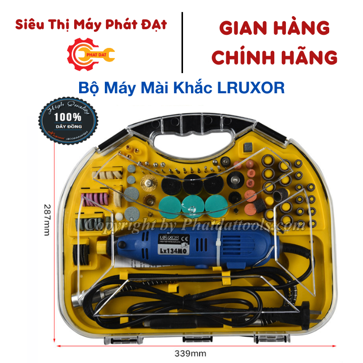 Máy khoan mài khắc mini đa năng 100 món LRUXOR