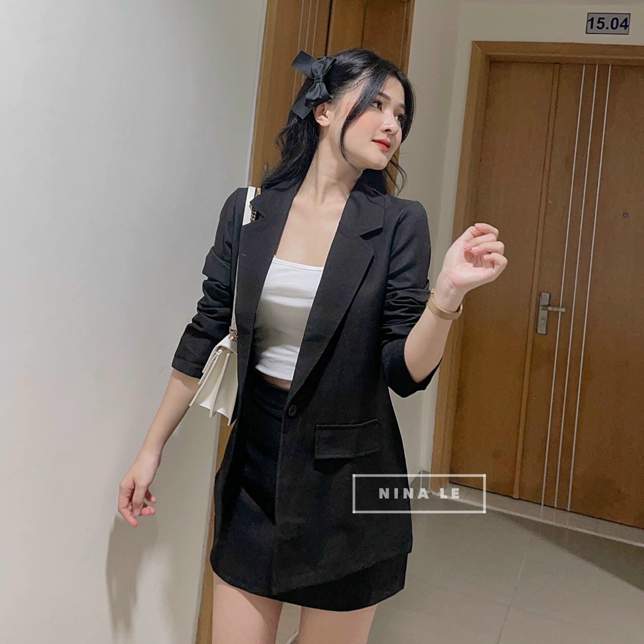 Sét bộ nữ, bộ vest 3 món 4 màu y hình