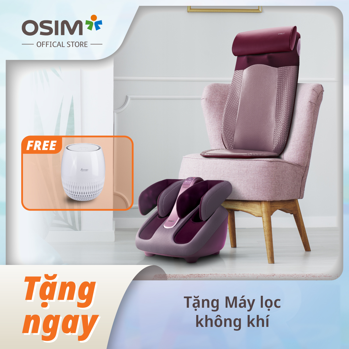 OSIM Bộ massage DIY (uJolly 2 & uSqueez 2)