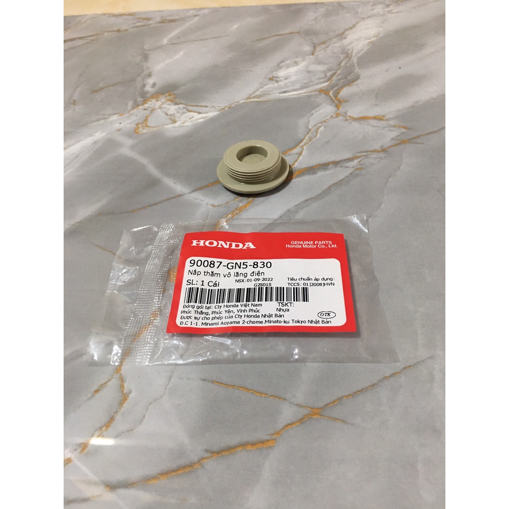 Nắp thăm vô lăng điện Trắng lớn (90087GN5830)
