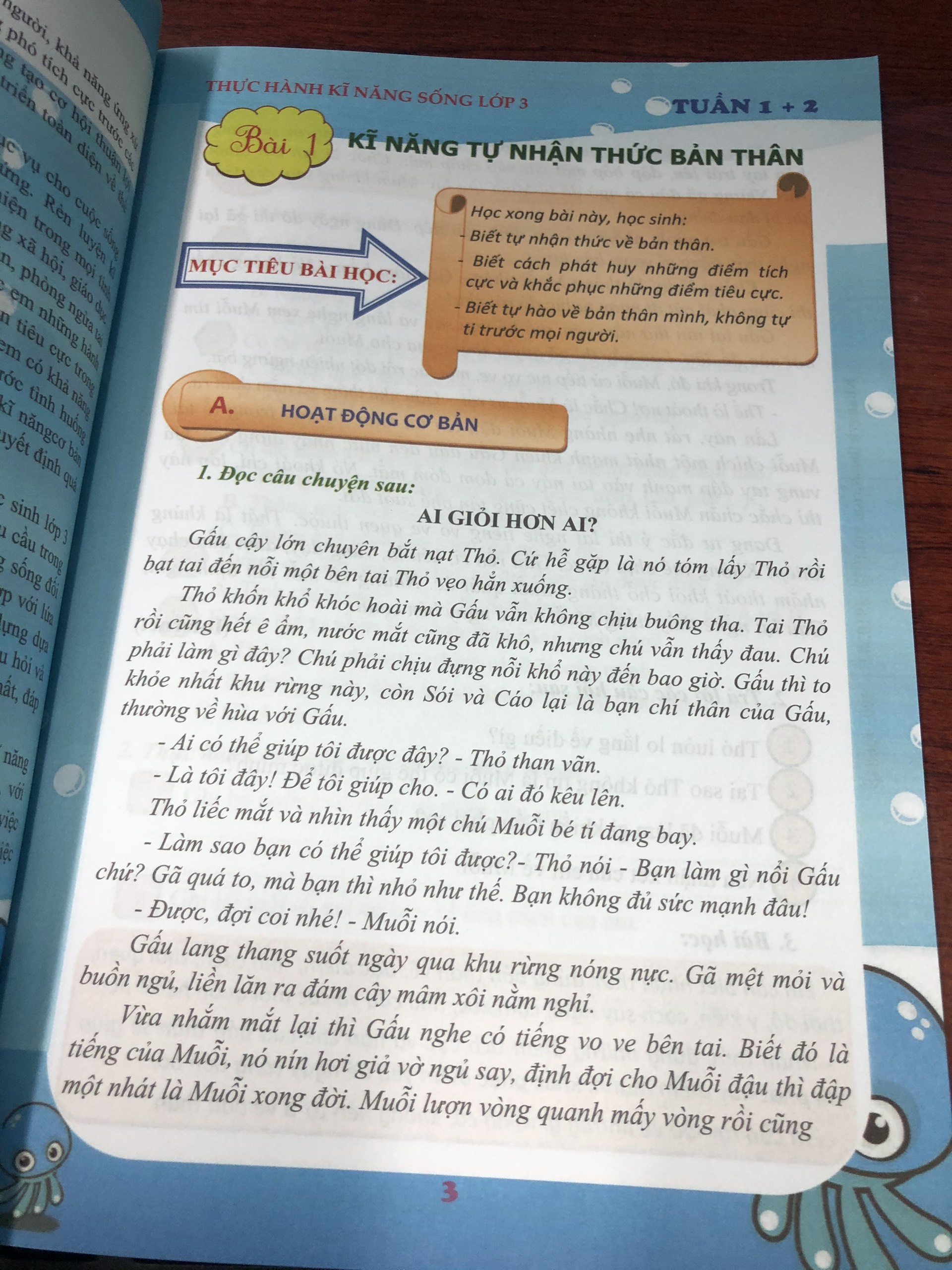 [HCM]THỰC HÀNH KĨ NĂNG SỐNG LỚP 3