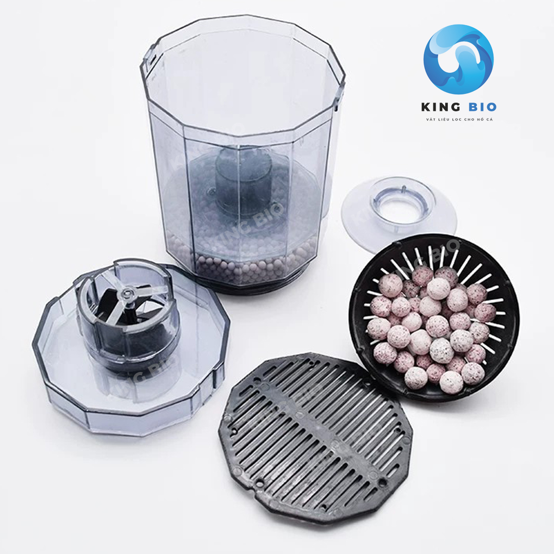 [King Bio] Thiết bị lọc bio kiểm sủi oxy - hút phân cặn cho bể cá
