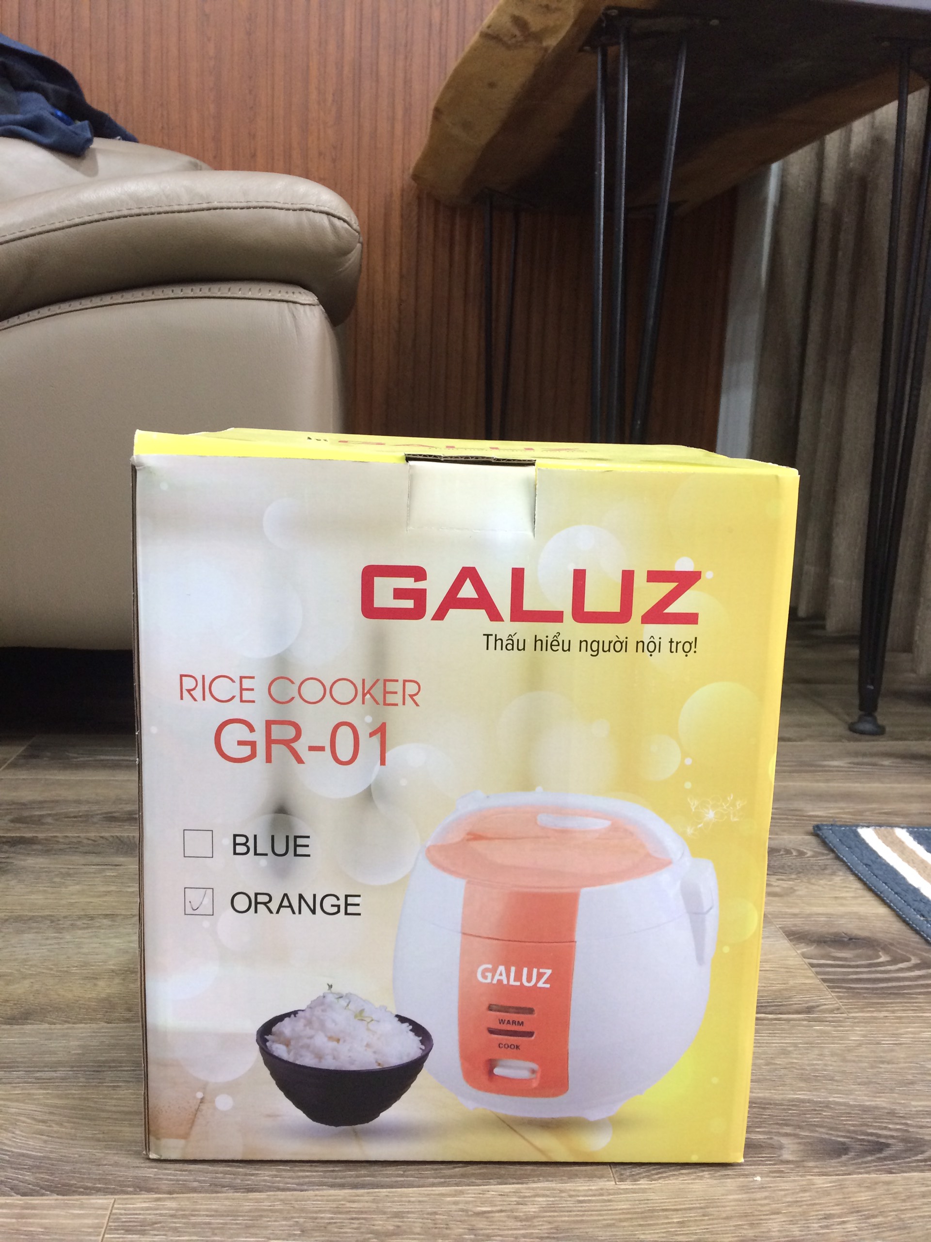 Nồi cơm điện mini cao cấp Galuz - 1L2 - Bảo hành 12 tháng