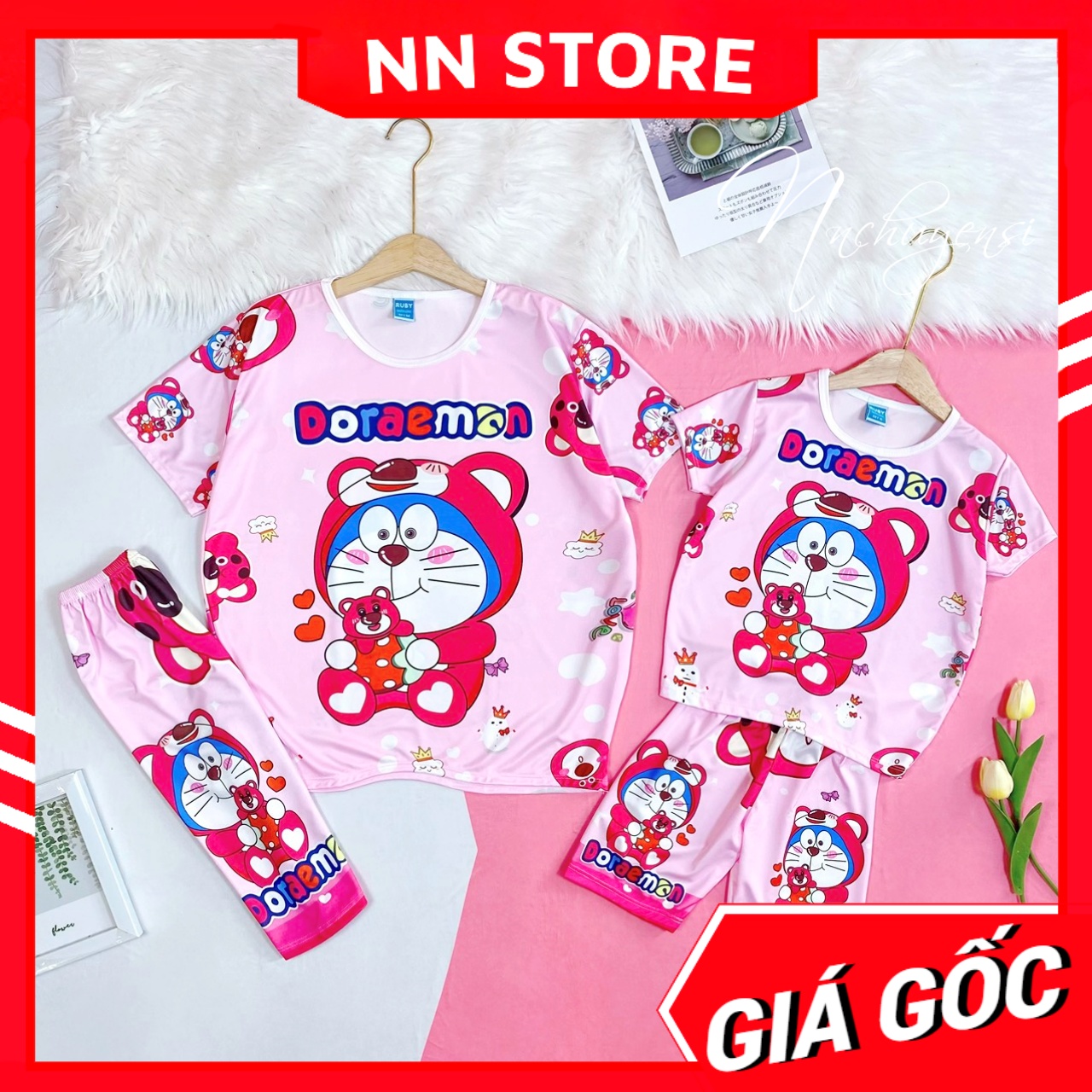 Đồ bộ thun quần LỬNG cho bé in hình KITTY Doremon hoạt hình chibi cho bé trai bé gái size đến 70kg chất thun mềm mát in hình hoạt hình chibi dễ thương 🛑 Bộ thun hoạt hình 🛑 Đồ bộ lửng IN 3D DBRBL