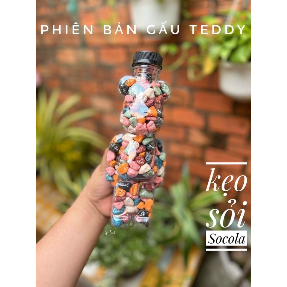 Kẹo chai gấu BearBrick Teddy siêu cute