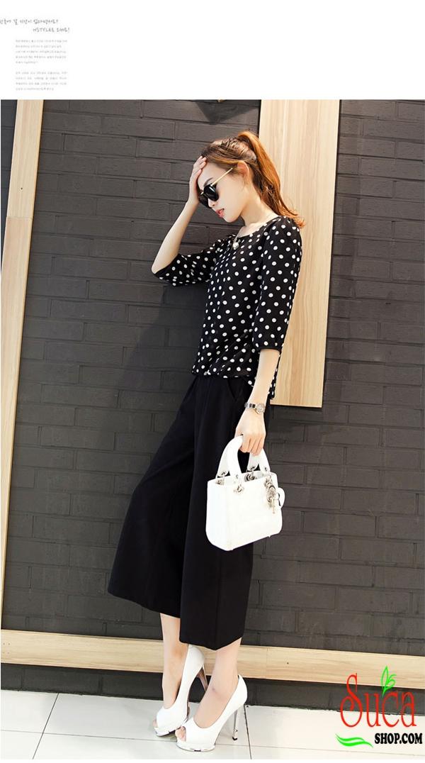 [4.4 Hoàn tiền 15%]Áo kiểu cổ V thời trang – MS0082A