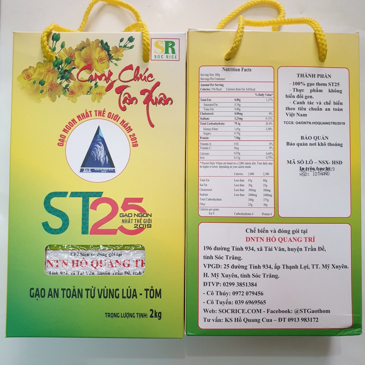 [HCM]Gạo hữu cơ ST25 lúa tôm