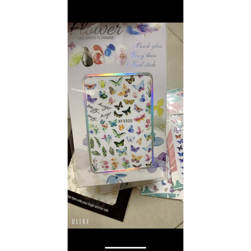 [NNails] sticker bướm nails