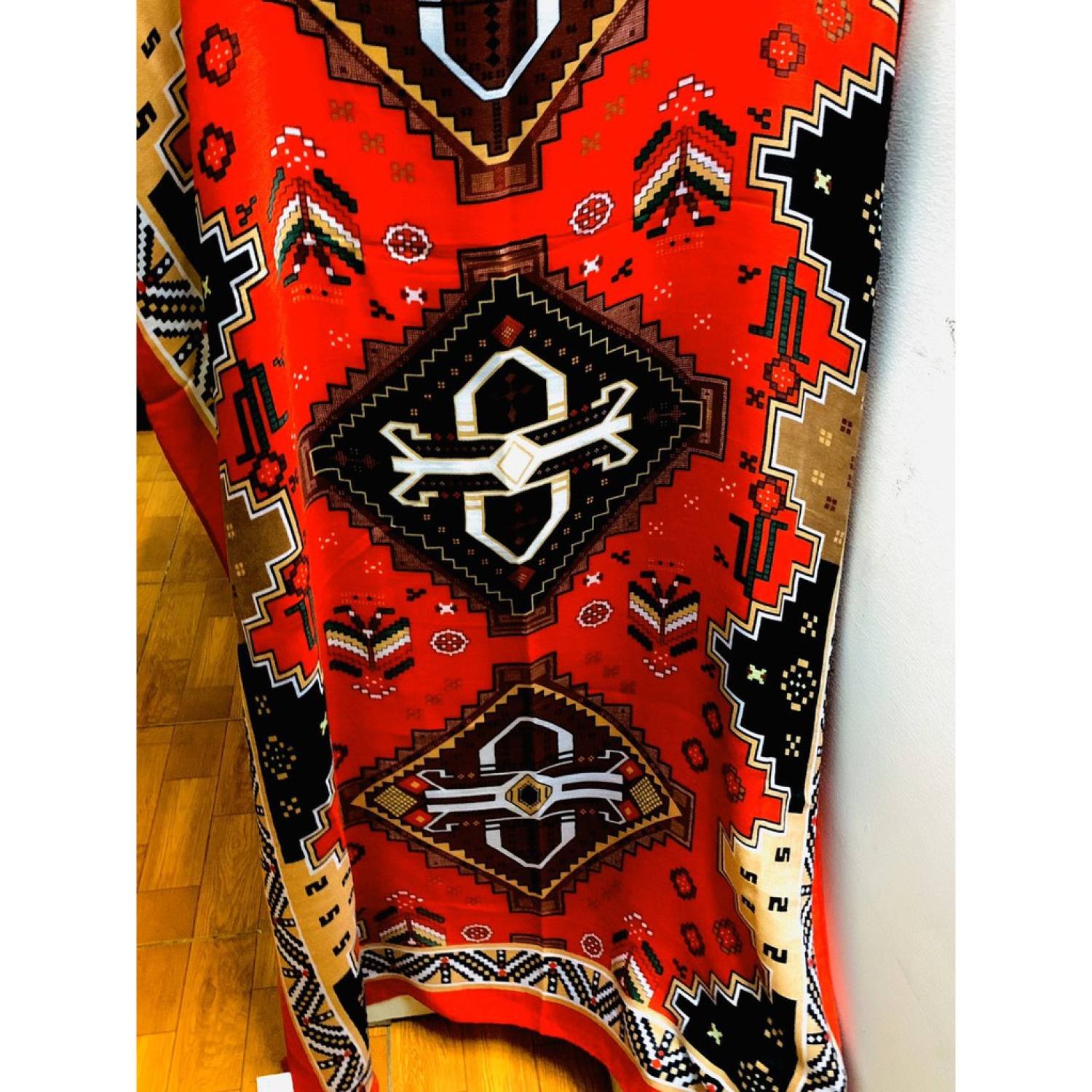 Khăn choàng boho đi biển - Khăn thổ cẩm