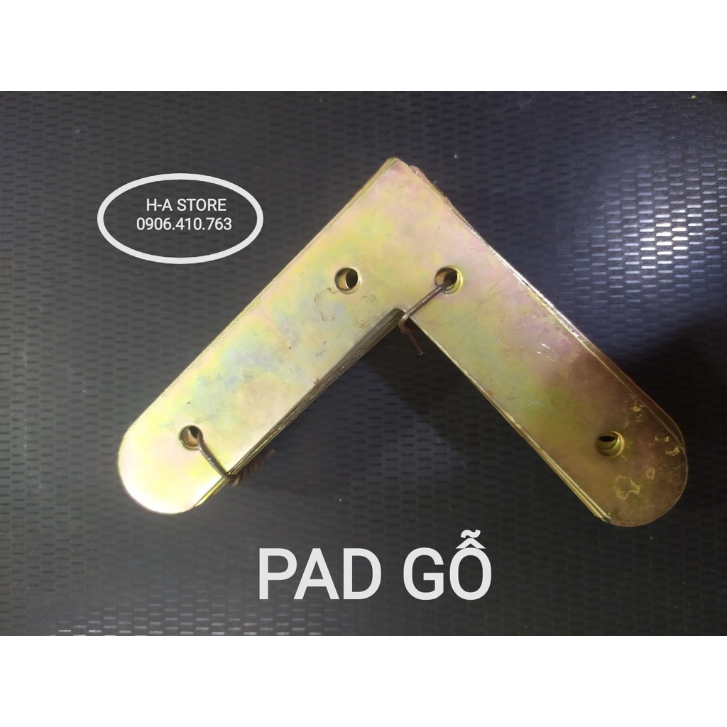 (20 cái) Ke góc dẹp cửa gỗ màu vàng
