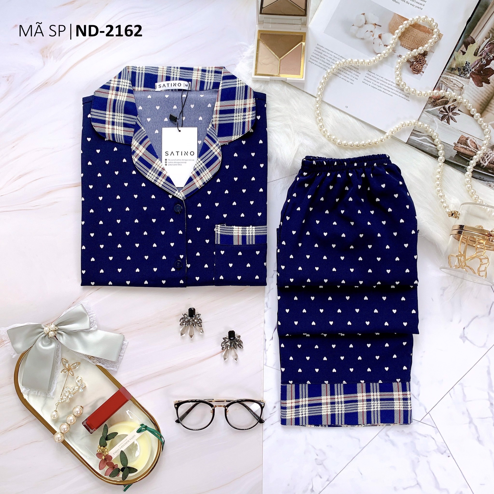 [COMBO 3 BỘ 499K ]Pijama TNQD - Lagom Dark Blue