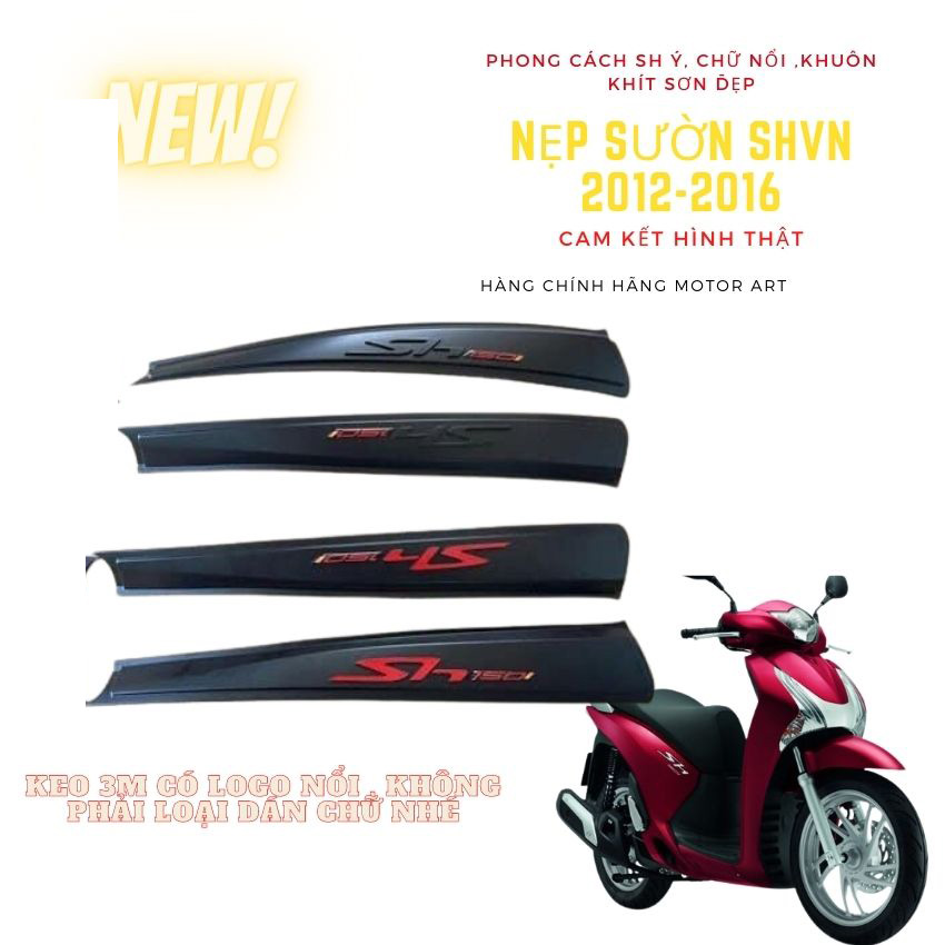 NẸP SƯỜN SH 2012-2016- GIÁ 1 ĐÔI