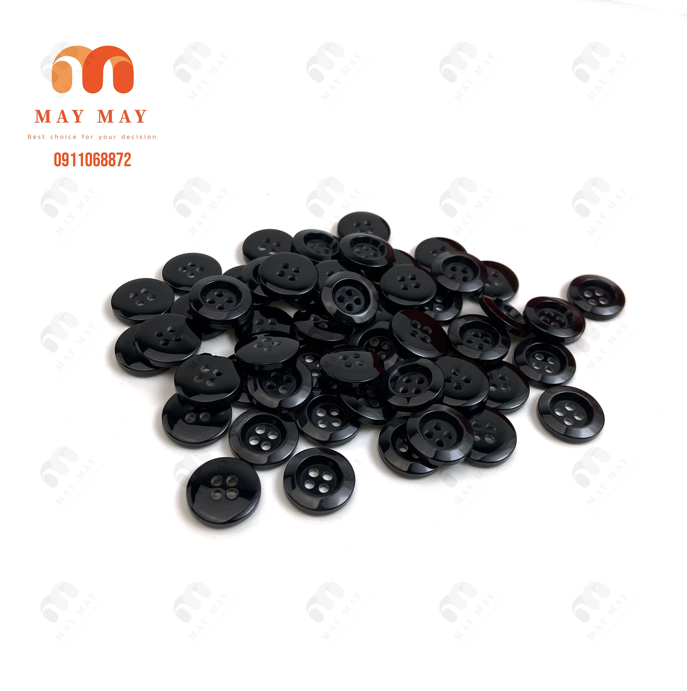 Bịch 50 nút quần tây 4 lỗ hàng đẹp - Nút quần tây