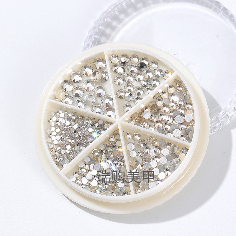 Multi-size nail drill plate round nail template nail decoration-Intl