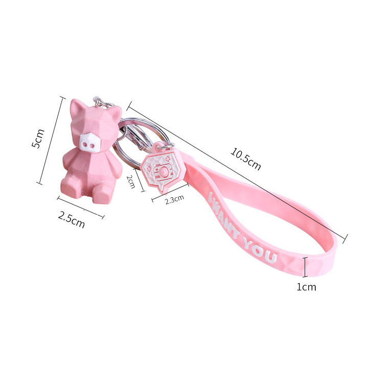 Móc khóa 10 mẫu hình thú dễ thương MK01