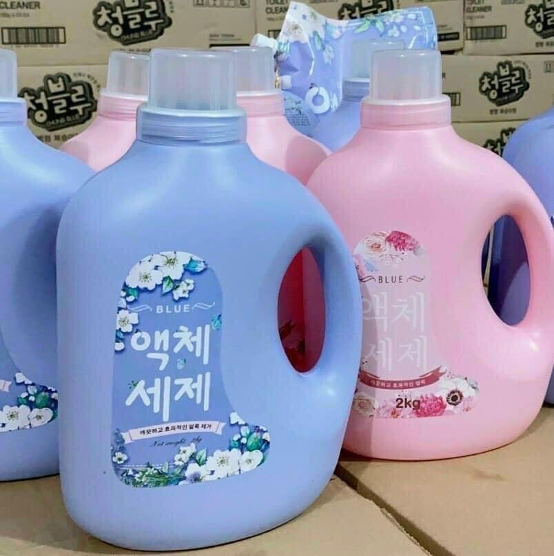 COMBO 2 CAN NƯỚC GIẶT BLUE HÀN QUỐC - Can 2 Lít