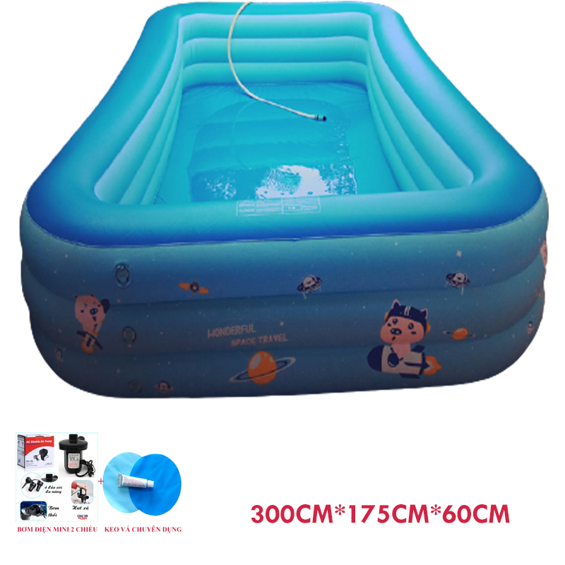 [HCM]HỒ BƠI BƠM HƠI 3 TẦNG 3M, HÀNG DÀY, BỀN ĐẸP