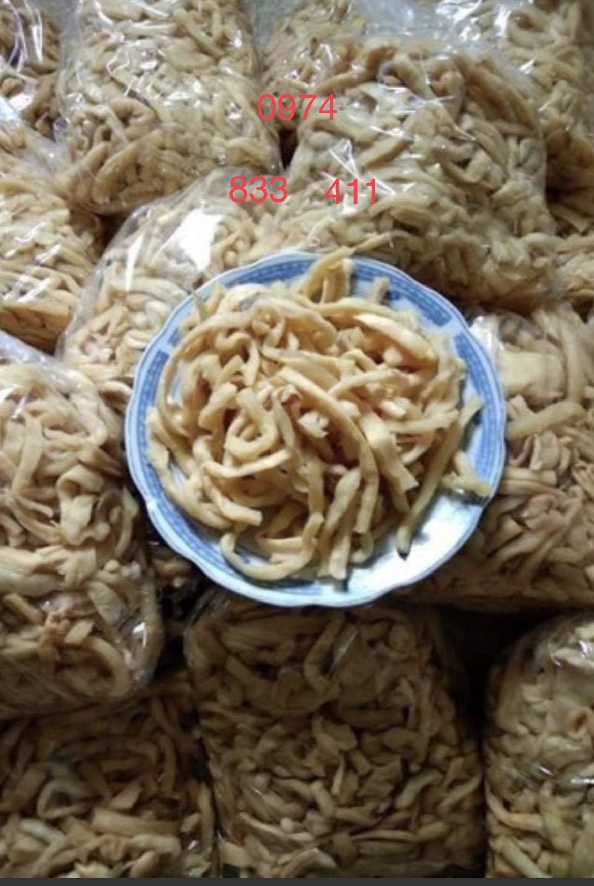 Cải sợi to - xá bấu muối mặn - túi 1 kg