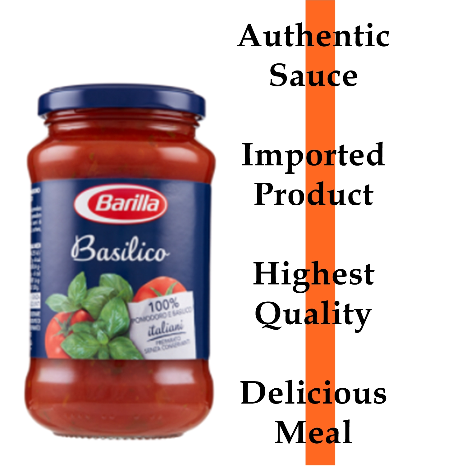 Sốt mỳ Ý spaghetti Basilico, Barilla 400g