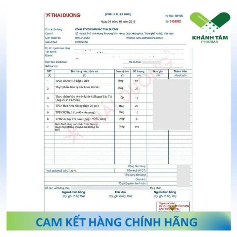 ! ROCKET 1H (Hộp 6 viên) - Tăng cường sinh lý nam