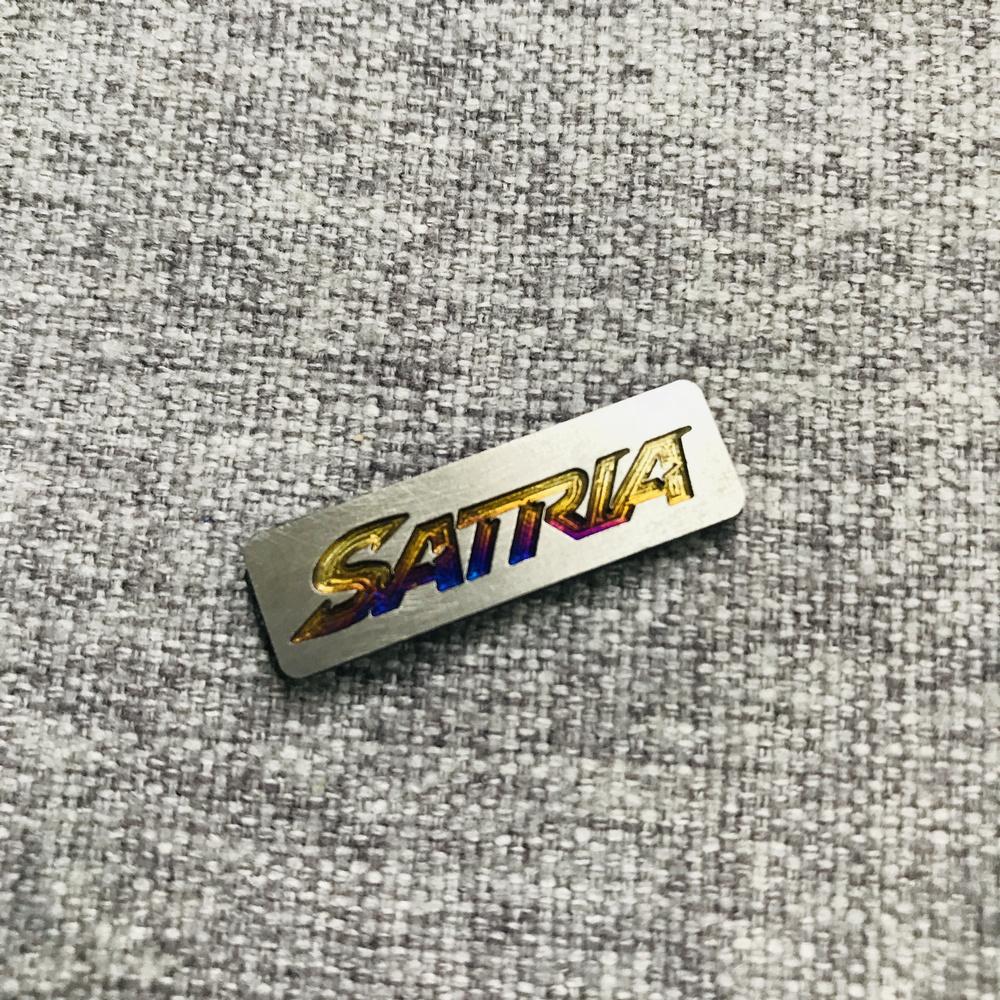 [CHÚ Ý] TEM dán xe máy, tem TITAN dán xe máy chữ SATRIA mini siêu dễ thương