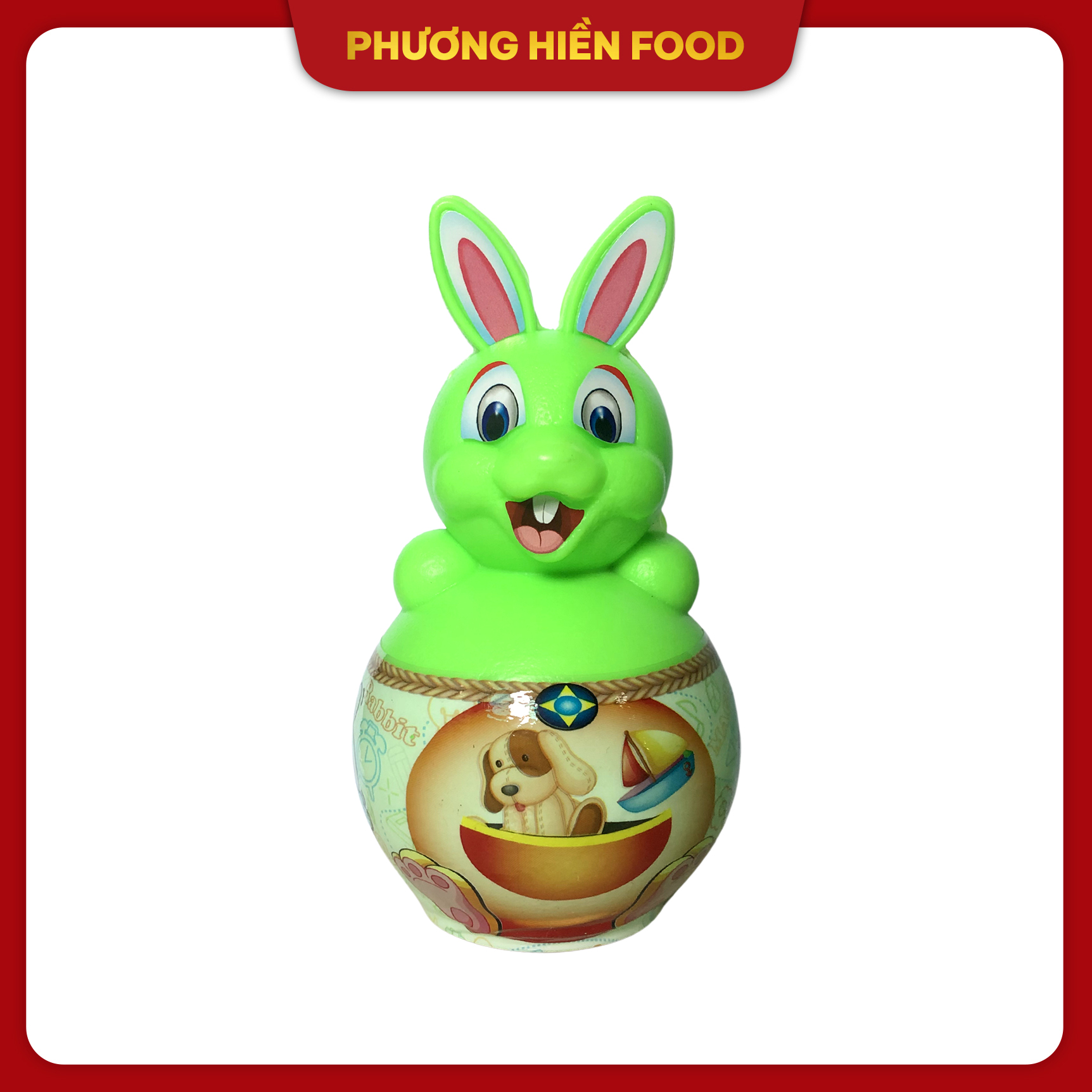 [ kẹo đồ chơi trẻ em ] Kẹo trái cây Popop - Thỏ lật đật 20g
