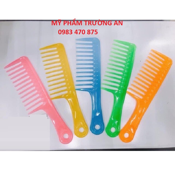 Lược chải tóc răng thưa,răng to,gở rối cho tóc xoăn,tóc uốn