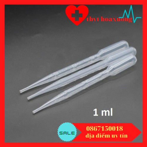 Ống Pipet nhựa1ML(COMBO 10CAI)