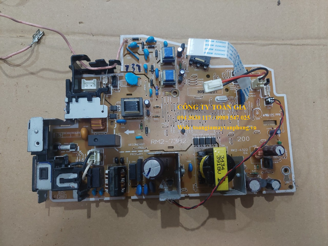Main nguồn/ board nguồn máy in hp m 125a m125a hp m 127