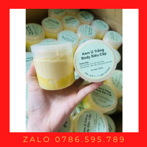 Kem body cốt ủ siêu trắng