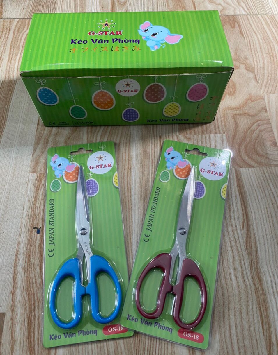 Kéo văn phòng G-star OS-20 (Dài 20 cm lưỡi kéo Dày 2.0mm)