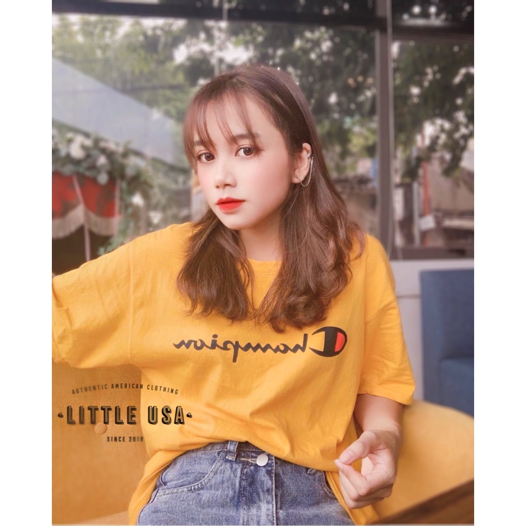 Áo thun CHAMPION® TAGLESS LOGO TEE - Unisex Nam Nữ