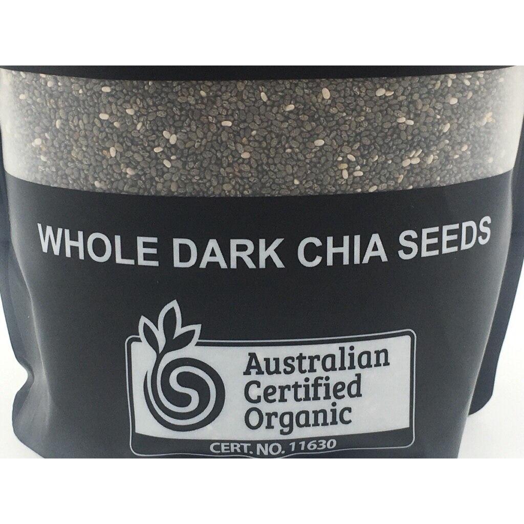 500gr chia black bag úc