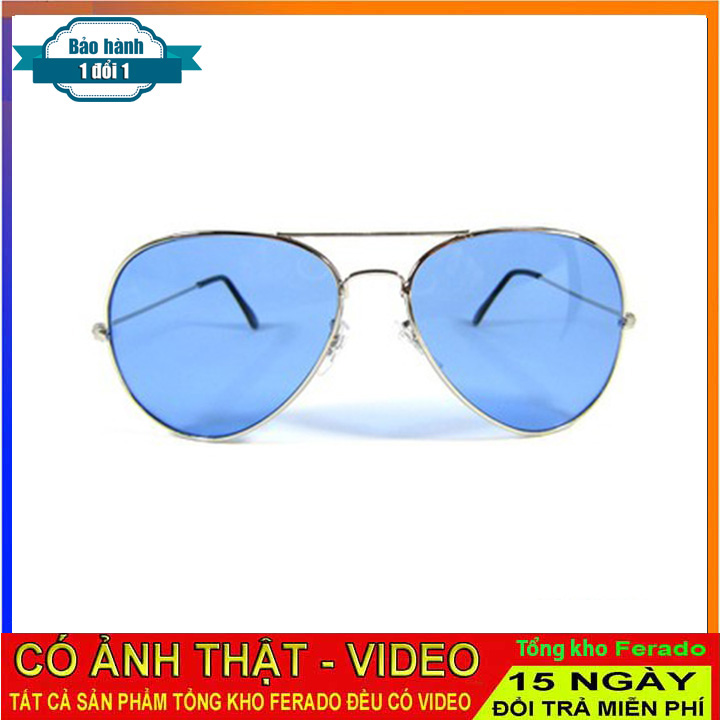Kính mắt nam nữ tráng gương 7 màu