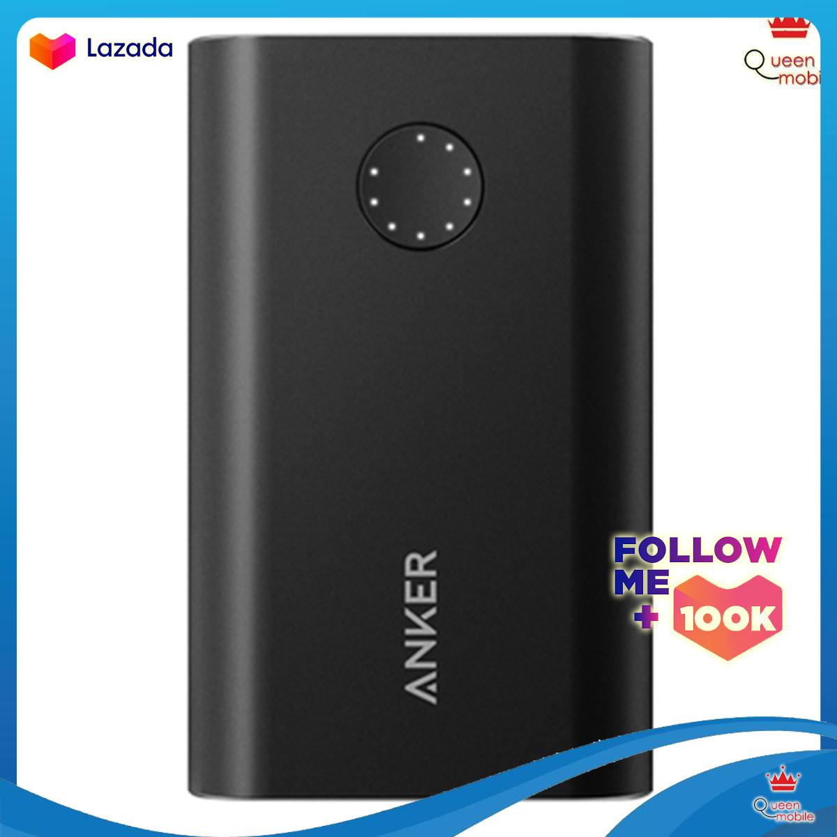 Pin sạc dự phòng anker powercore+ 10050mah hỗ trợ sạc nhanh qc 2.0 - a1310