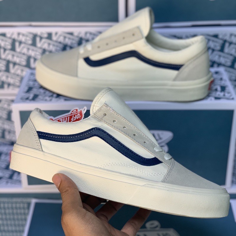 Giày Vans vault old skool nữ màu hồng chuẩn 11 Full Bill Box - Giày thể thao Vans hồng nữ đi học đi chơi siêu đẹp