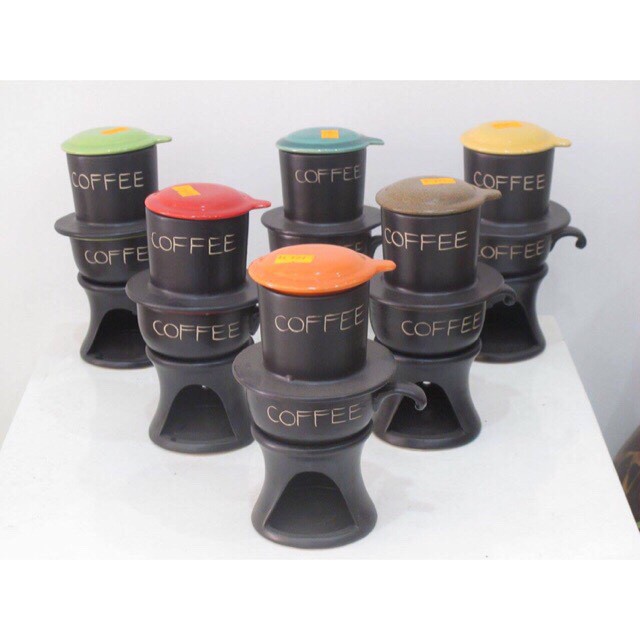 Bộ Tách Cafe Kèm Phin Bát Tràng