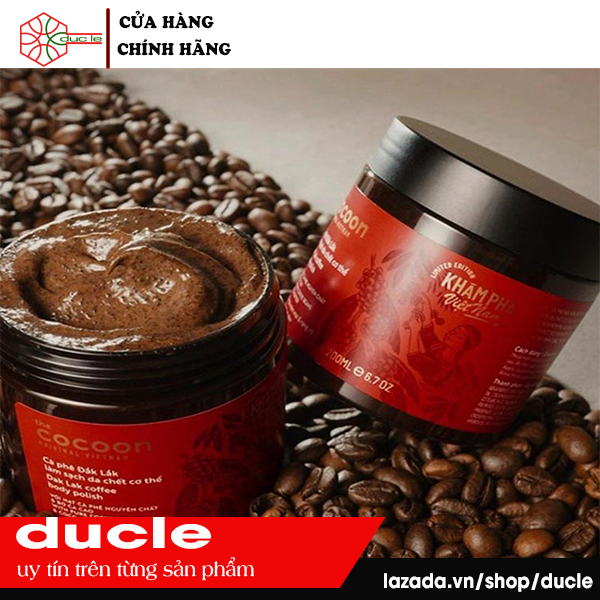Cà phê Đăk Lăk làm sạch da chết Cocoon [ Phiển bản giới hạn ] 200ml