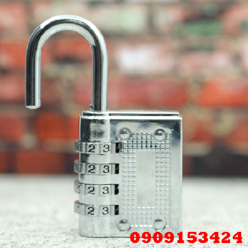 [HCM]Ổ KHÓA SỐ-4 SỐ-CHỐNG GỈ SÉT