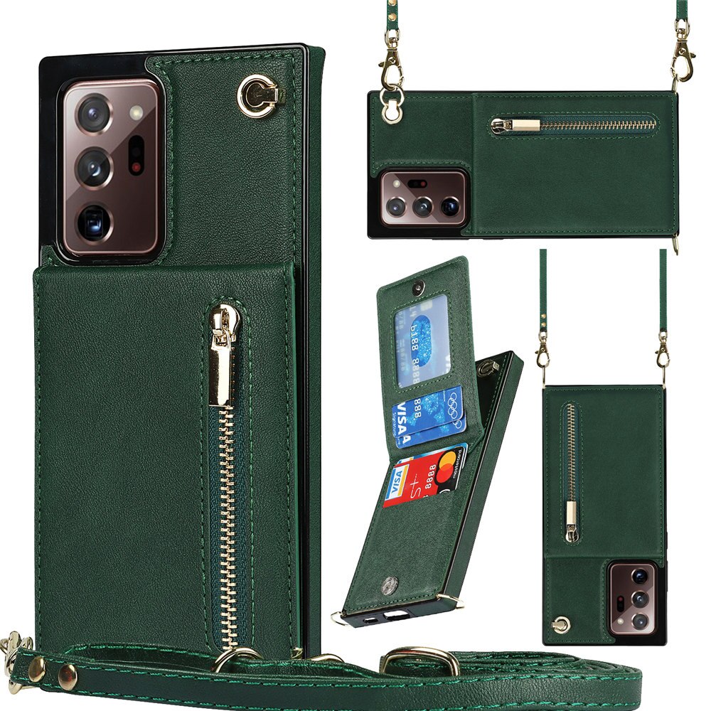 》： crossbody lanyard card holder leather case for galaxy s22 s21 s23 s20 note 20 ultra note 10 s9 s10 plus a90 s20 fe cover