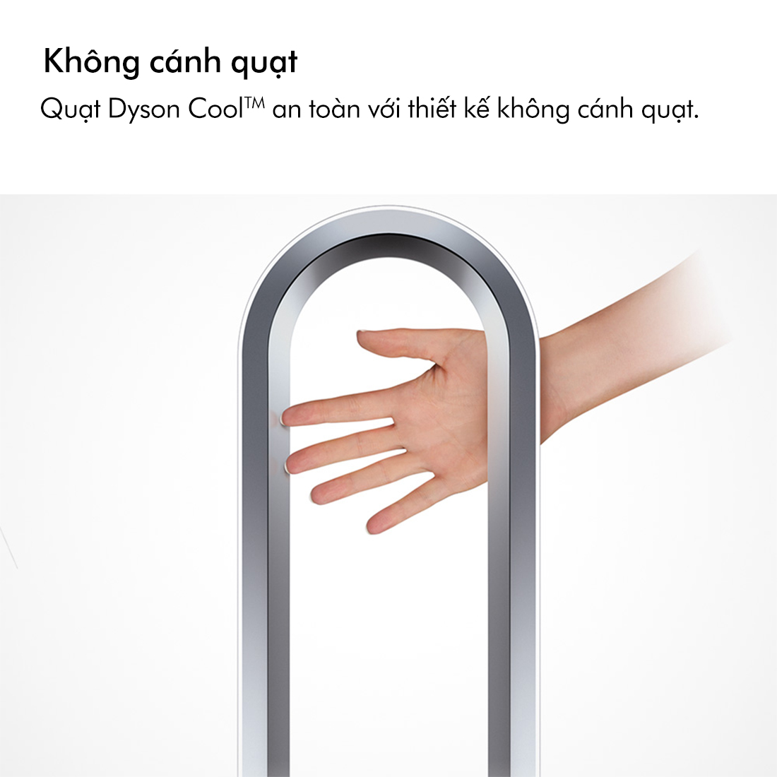 [DUY NHẤT 25-29.5: VC 14% Tối đa 2 Triệu] Quạt không cánh Dyson Cool AM07 (Trắng/Bạc)