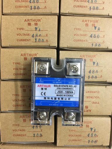 Relay bán dẫn Arthur Rơ le bán dẫn Solid State Relay SSR Arthur 100VA AA DA